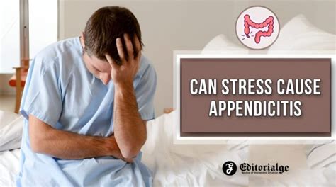 Can stress cause appendicitis?